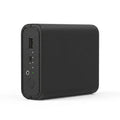 20000mAh portable power bank on white background — Black
