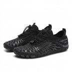 Quick-dry water shoes on white background — Black