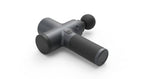 Percussion massage gun on white background — Grey